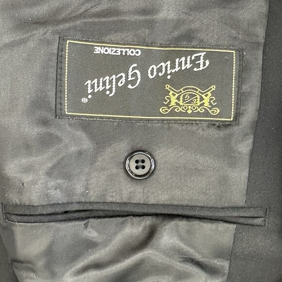 Vintage Enrico Gelini Mens Lightweight Tailored Wool Blazer Sz R44 Pre-owned - Picture 10 of 14